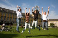 „Healthy Campus" will Studierende frühzeitig für einen gesundheitsorientierten Lebensstil begeistern.
Quelle: Foto: Barbara Frommann/Uni Bonn (idw)