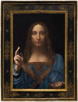 Salvator mundi Leonardo da Vinci, um 1500: Stellt das Bild eine Teuferin Maria dar mit einer Kugel?