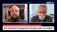 vlnr: Georg Nagel und Thilo Sarrazin (2022) Bild: AUF1 / Eigenes Werk