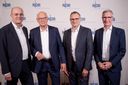 Dr. Nico Fickinger, Joachim Knuth, Hendrik Lünenborg und Rüdiger Hülskamp  (2025) Bild: NDR Rundfunkrat/NDR Verwaltungsrat Fotograf: Jann Wilken