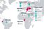 Globale Verteilung der RoundPress-Kampagne Bild: ESET Deutschland GmbH Fotograf: ESET Deutschland GmbH
