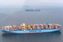 Containerschiff vor Hamburg, 09. Juni 2022 Bild: Jonas Walzberg / www.globallookpress.com