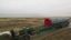 Russische ballistische Interkontinentalrakete "Awangard" im Transport- und Bereitschaftscontainer auf dem Weg zu ihrem Startsilo. Gebiet Orenburg, 16. Dezember 2020
