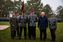 Stephan Prinz zu Lippe (v.l.n.r.), Brigadegeneral Marco Eggert, Oberstleutnant Fabian Kolbe, Thomas Katzer, Bürgermeister Augustdorf, und Brigadegeneral Alexander Krone, Kommandeur der 1. Panzerdivision (2025) Bild: PIZ Heer Fotograf: Celine Liebner