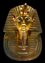 Die Totenmaske des Tutanchamun im Ägyptischen Museum Kairo (JE 60672)