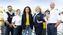 (v.l.n.r.) Fahri Celik (Hassan Akkouch), Sofia Berger (Denise Ghard), Jasmin Sayed (Sesede Terziyan), Hanna Kowollik (Marie Schöneburg) und Wolf Maletzke (Christoph Grunert) (2025) Bild: ARD Fotograf: Daniela Incoronato