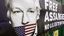 Seine Unterstützer fordern die Freilassung von "WikiLeaks"-Gründer Julian Assange  Bild: ZDF Fotograf: ZDF/Nicolas Vescovacci
