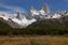 Der Berg Fitz Roy, auch bekannt als Cerro Chaltén, in der Provinz Santa Cruz in Argentinien