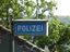 Polizeischild (Symbolbild)