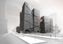 Wettbewerbsentwurf für die Firmenzentrale von Alibaba in Houhai CBD, Shenzhen, VRC (2011)  Bild: BauWerke GmbH Fotograf: BauWerke GmbH