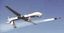 Eine Drohne vom Typ General Atomics MQ-1 feuert eine Hellfire-Rakete ab (Symbolbild)