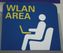 Ausgeschildertes WLAN am Wiener Flughafen