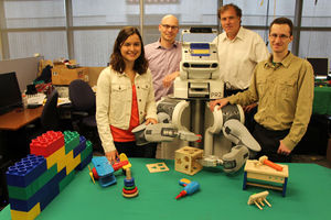 Forscher: BRETT lernt wie Menschen. Bild: UC Berkeley Robot Learning Lab