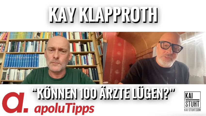Bild: SS Video: "Interview mit Dr. Kay Klapproth – “Können 100 Ärzte lügen?”" (https://tube4.apolut.net/w/ph4sS3F5rWAHPvtR3nL5ku) / Eigenes Werk