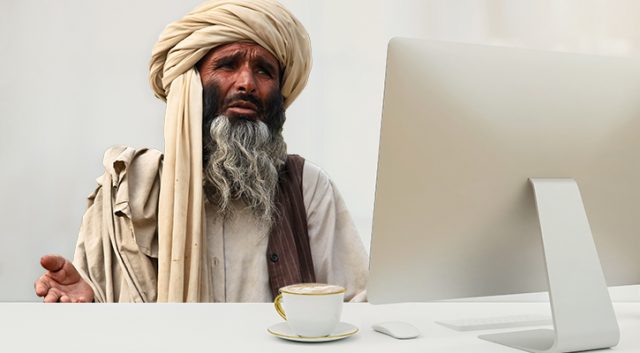 Taliban Symbolbild: Bild: PC/Freepik; Mann/Pixabay; Bildkomposition "Wochenblick" / Eigenes Werk