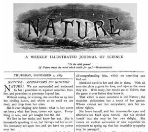Nature: Einfluss schwindet. Bild: Wikipedia, gemeinfrei