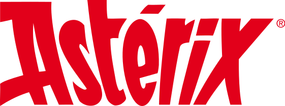 Französisches Logo der Asterix Comics