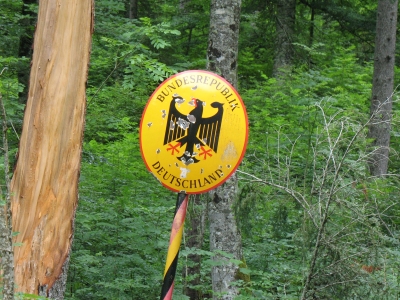 Grenze des Verwaltungsgebietes Bundesrepublik Deutschland (Symbolbild)