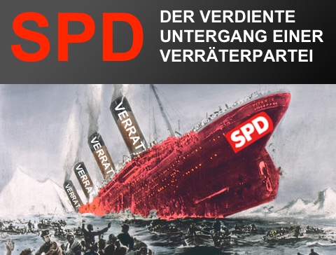 SPD in der Dauerkritik: Zuviele male viel die Partei jenen in den Rücken, die sie vorgab zu Unterstützen. Naht das endgültige Ende? (Symbolbild)