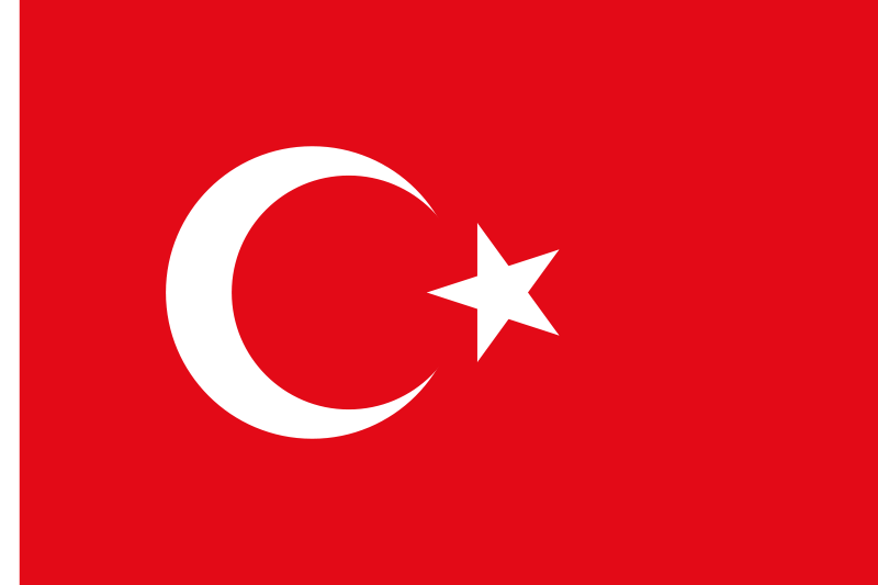 Flagge von Türkei