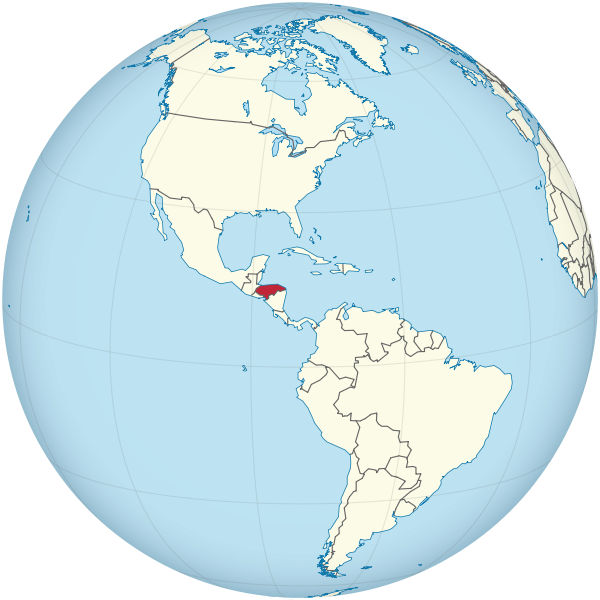 Honduras auf der Welt