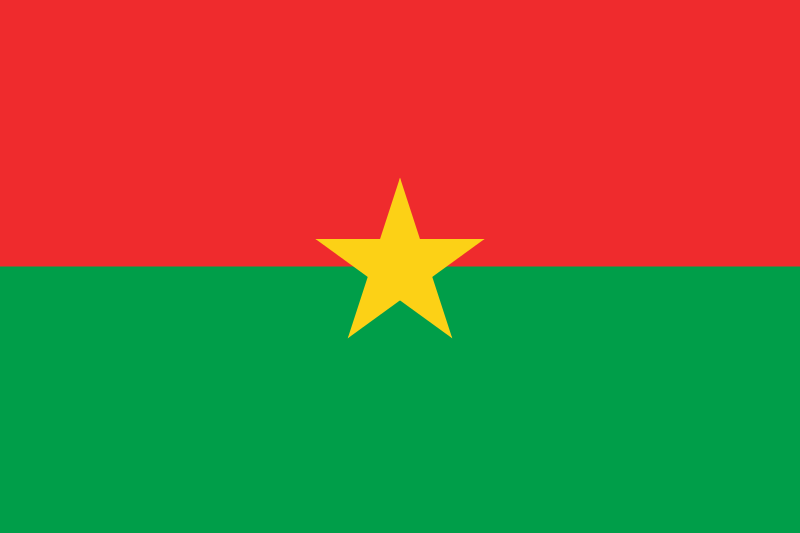 Flagge von Burkina