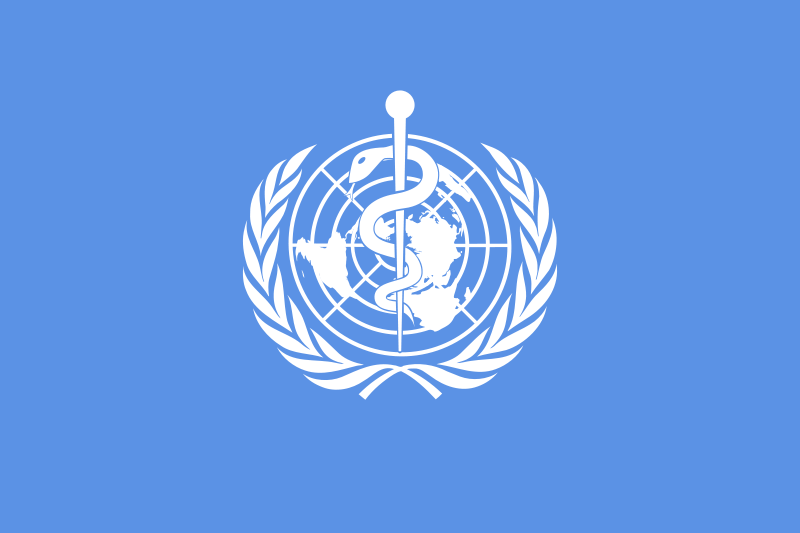 Weltgesundheitsorganisation Flagge