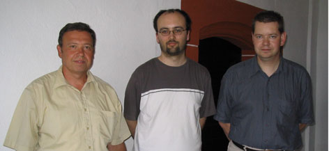 Die drei aktivsten Forscher auf dem Gebiet der Kryptozoologie in Deutschland: v. l. n.r. Hans-Jörg Vogel, Markus Hemmler und Michael Schneider